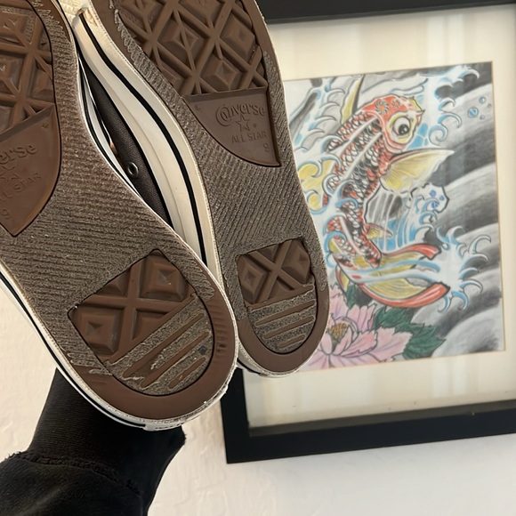 Mens Converse Ankle Height Grey size 9 - Picture 8 of 13